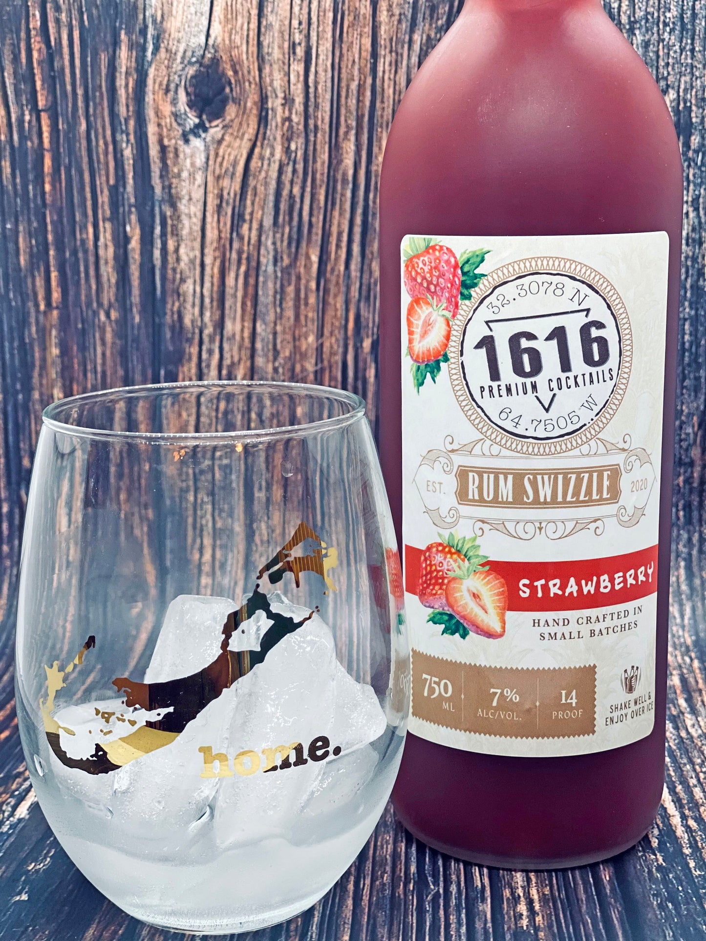 Strawberry Rum Swizzle
