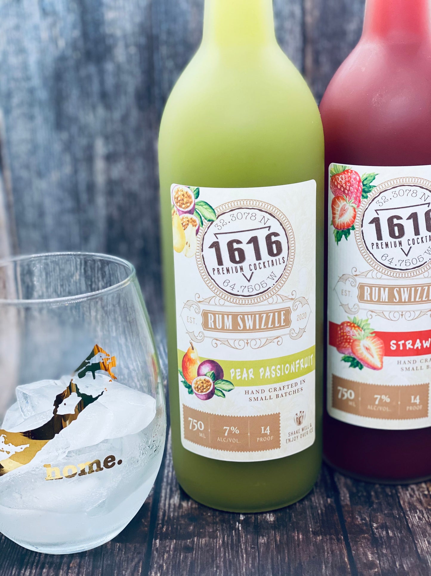 Pear Passionfruit Rum Swizzle