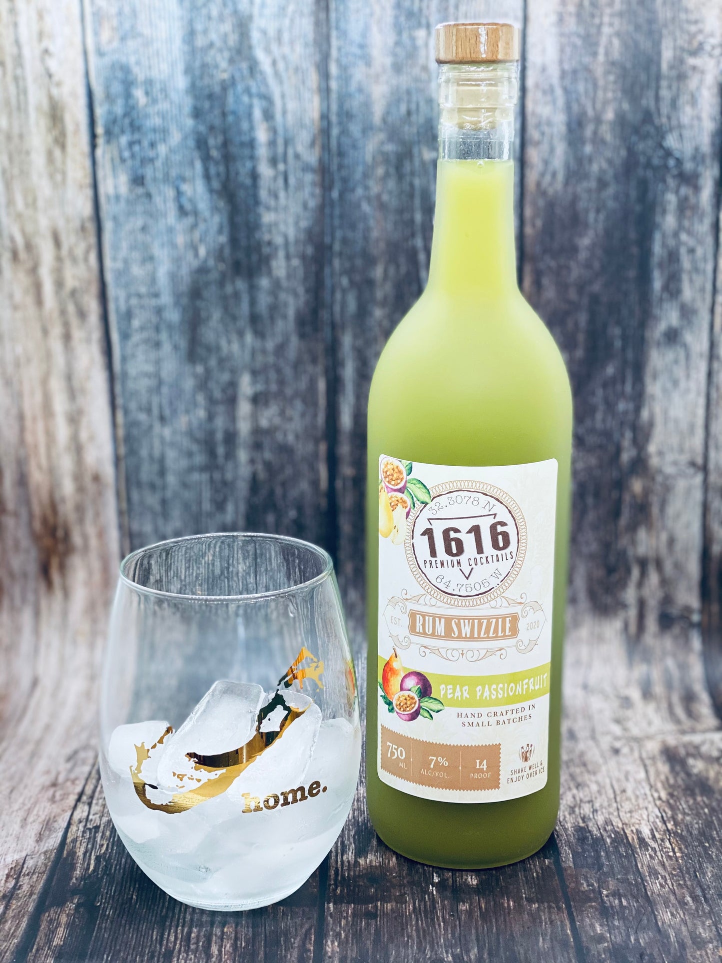 Pear Passionfruit Rum Swizzle